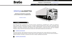 Desktop Screenshot of brego.pl