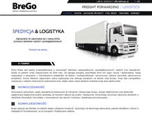 Tablet Screenshot of brego.pl